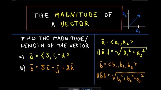 ❖ Vectors  Finding Magnitude or Length ❖ [upl. by Hutchison]