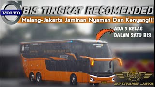 TIKET 430K DAPAT FASILITAS DAN SERVICE MELIMPAH😋 MalangJakarta Naik Double Decker 27 Trans part 1 [upl. by Cohn]