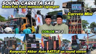 ADU GENGSI SOUND SISTEM  Puluhan Sound System dan CARRETA berderetan di Kampanye Akbar 02 [upl. by Ejrog]