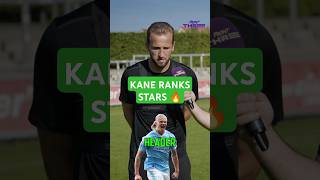 HARRY KANE ranks the BEST STRIKERS 🔥 football shorts soccer [upl. by Oaoj]