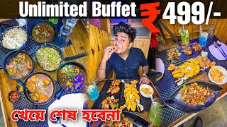 মাএ ₹499 টাকায় Buffet 😍 Unlimited Buffet Under ₹500  Best Buffet In Kolkata  49 Buffet [upl. by Ettenyl]