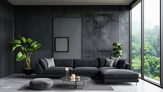 Elegant Minimalist Black Art Creating a Sophisticated amp Sleek Interior Aesthetic for Modern Living [upl. by Htesil]