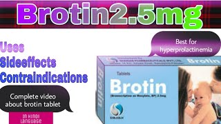 Brotin25mg usessideeffects amp contraindications in HindiUrdu [upl. by Maillij628]