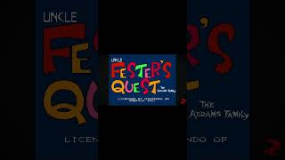 Festers Quest retro retrogaming nintendo shorts adamsfamily mariobros [upl. by Naehgem]