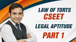 Law of Torts Part 1  By Advocate Sanyog Vyas  Online Law Lectures  CSEET [upl. by Winfred]