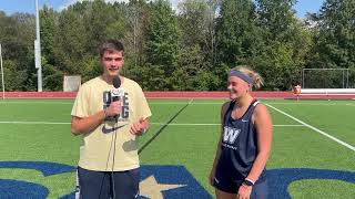 Wingate Field Hockey Postgame Interviews  10524 [upl. by Zzabahs]