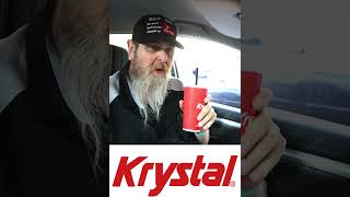 Trying Drive Thru Employees Favorite Order Krystals Jackie Krystals honestfoodreviews fastfood [upl. by Karina]