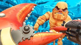 GIANT CRAB vs TINY GLADIATORS  Gorn Gameplay  VR HTC Vive Pro [upl. by Kissiah]