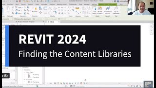 Finding REVIT 2024 contents library [upl. by Analah]