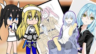 Danmachi React To Rimuru  That Time I Got Reincarnated As A Slime  Gacha Club [upl. by Tremayne]