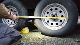 How To Align Your Trailer Axles with Lippert Correct Track [upl. by Feodor]