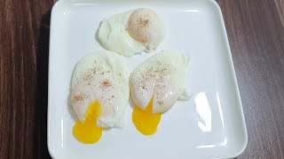 POACHED EGGS  how to poach an egg perfectly l A Very Easy Technique By Food Stories l [upl. by Ledah733]