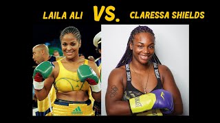 Fantasy Fight Laila Ali VS Claressa Shields [upl. by Tristram]