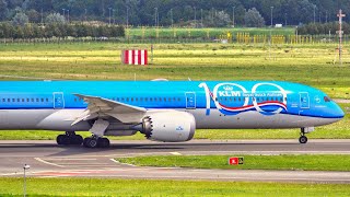 30 MINS LANDINGS amp TAKEOFFS at AMS  4K  Close Up Plane Spotting at Amsterdam Schiphol 2023 [upl. by Oht]