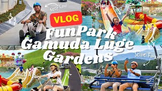 Vlog  FunPark Luge Gamuda Gardens [upl. by Guenna]