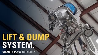 Lift amp Dump System with Integrated CleanInPlace CIP Technology  Material Transfer amp Storage [upl. by Aglo979]