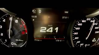 Alfa Romeo Stelvio Quadrifoglio 510 HP Acceleration 0250 kmh [upl. by Watts]