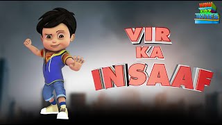 Hindi Cartoons for kids  Vir The Robot Boy  Kahani  Vir ka Insaaf  Wow Kidz Movies [upl. by Lekkim]