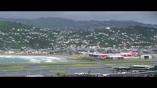 231125 Lyall Bay Wellington Airport Brooklyn wind turbine Lyall Bay Surf Cam Live [upl. by Egan399]