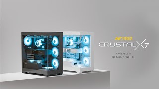 Ant Esports Crystal X7  7 Times the Airflow 7 Times the ARGB [upl. by Assilanna]