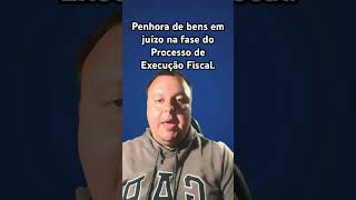 Penhora de bens em juízo na fase do Processo de Execução Fiscal oab dicas tributário informação [upl. by Eittah]