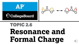 26 Resonance and Formal Charge  College Board  AP Chemistry [upl. by Deehan]