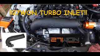 27WON TURBO INLET SOUND CHECK 11thgencivic 27WON [upl. by Anelliw]