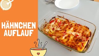 Hähnchen Auflauf mit Kartoffeln und Paprika  wasgibtsheute  Familienrezepte  29032020 [upl. by Zaraf]