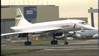 British Airways Supersonic Concorde at Heathrow [upl. by Debi]