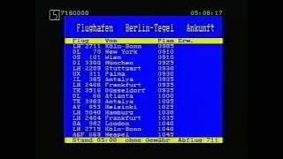 B1  SFB  Teletext Fluginformationen  vom 08041995 [upl. by Ringe]