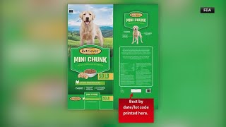 Dog food recall for Retriever brand could be contaminated with salmonella [upl. by Joella709]