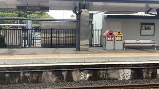 Brisbane CityCleveland Train Arrival Announcement At Sandgate Train Station [upl. by Mala283]