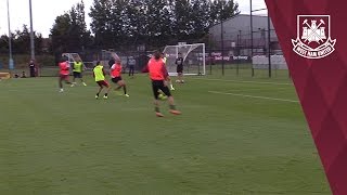 WHAT A GOAL Winston Reid scores stunning volley in training [upl. by Bela721]