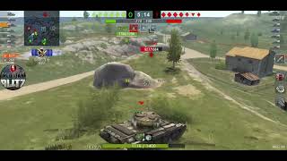 World of Tanks Blitz 블리츠 8티 골탱 소련 T54 mod1 Origin 중형전차 [upl. by Rocher]