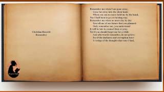 Christina Rossetti  Remember audio with text [upl. by Ree]