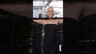 The one and only Jamie Lee Curtis jamieleecurtis goldenglobes livefrome glambot bts [upl. by Aurilia]