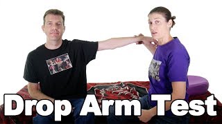 Drop Arm Test for a Supraspinatus Tear  Ask Doctor Jo [upl. by Delanty]