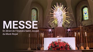 Messe du 31 octobre 2024 en direct de lOratoire SaintJoseph [upl. by Maurilia20]