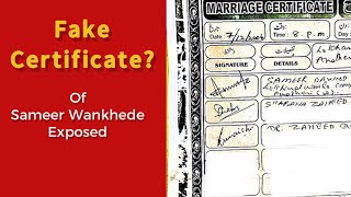 Fake Certificate Analysis of Sameer Wankhede Sir [upl. by Vi]