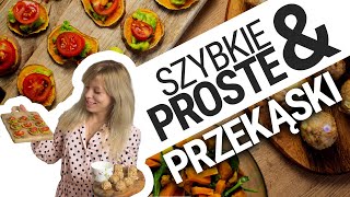 SZYBKIE ZDROWE PRZEKĄSKI  NA SYLWESTRA IMPREZĘ URODZINY  Codziennie Fit [upl. by Rains575]