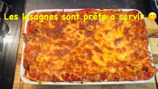 Recette de Lasagnes facile à faire 😀 [upl. by Buff]