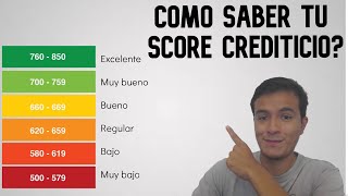 Como saber mi SCORE CREDITICIO GRATIS no uses TARJETAS DE DEBITO Cómo usar una TARJETA de CREDITO [upl. by Nahsyar]