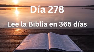 Día 278 Plan de lectura de la Biblia en 365 días [upl. by Jerold]