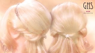 痛くならない大人可愛いカチューシャ＆ヘアバンドでハーフアップヘアアレンジロング [upl. by Birck422]