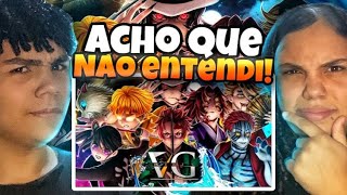 Talvez Castelo Infinitoᴿᴬᴾ Kimetsu No Yaiba Confronto Final VG BEATS React [upl. by Tymes47]