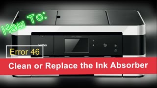 Clean or replace the ink absorber box on a Brother printer  Fix Error 46 on MFC or DCP [upl. by Eleon680]