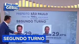 Ricardo Nunes e Guilherme Boulos disputam segundo turno para prefeito de São Paulo [upl. by Nannahs288]