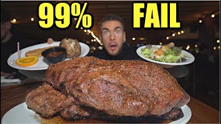 quotIVE NEVER SEEN IT BEATENquot GIANT 72oz STEAK CHALLENGE Over 150 Fails  Joel Hansen [upl. by Enilemme]