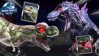 SKOONAMETRODON vs MORTEM REX Raid Jurassic World Alive Equipo IDGT [upl. by Schell]