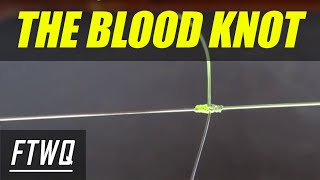 Fishing Knots Blood Knot  How to Tie the Blood Knot for Fishing [upl. by Tyler]